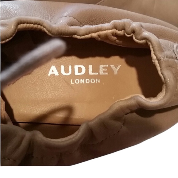Audley London Tan Soft Leather Lace Up Shoes size EU 38 US 7.5 - Picture 8 of 8